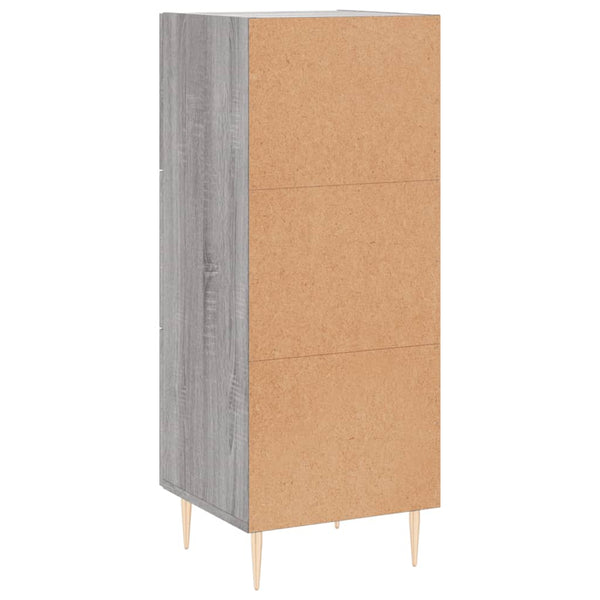 Senkki harmaa Sonoma 34,5x34x90 cm tekninen puu