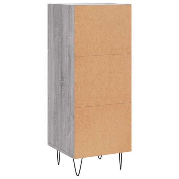 Senkki harmaa Sonoma 34,5x34x90 cm tekninen puu