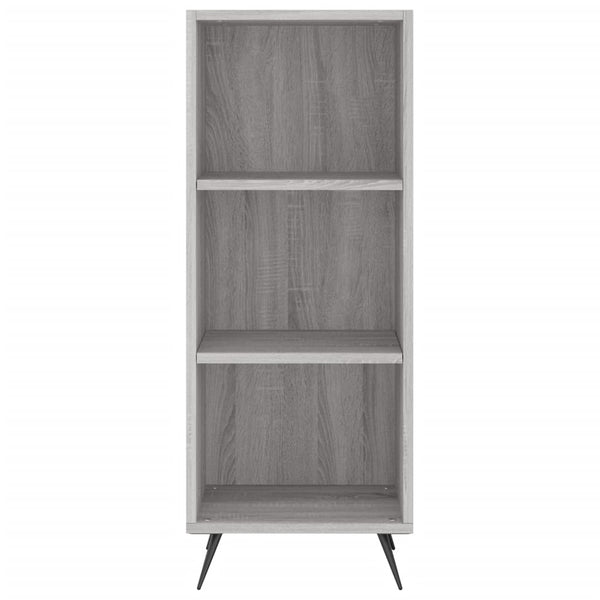 Hyllykaappi harmaa Sonoma 34,5x32,5x90 cm tekninen puu