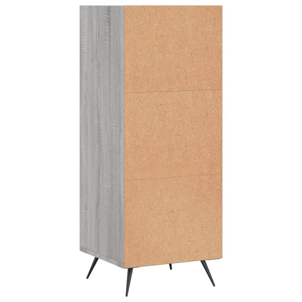 Hyllykaappi harmaa Sonoma 34,5x32,5x90 cm tekninen puu