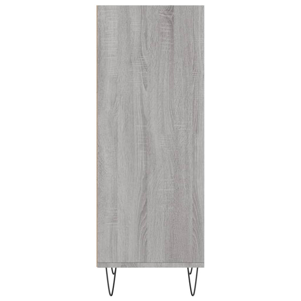 Senkki harmaa Sonoma 34,5x32,5x90 cm tekninen puu