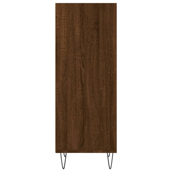 Senkki ruskea tammi 34,5x32,5x90 cm tekninen puu