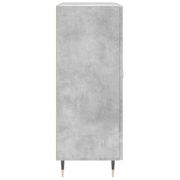 Senkki betoninharmaa 69,5x34x90 cm tekninen puu