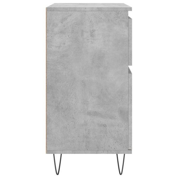 Senkki betoninharmaa 60x35x70 cm tekninen puu