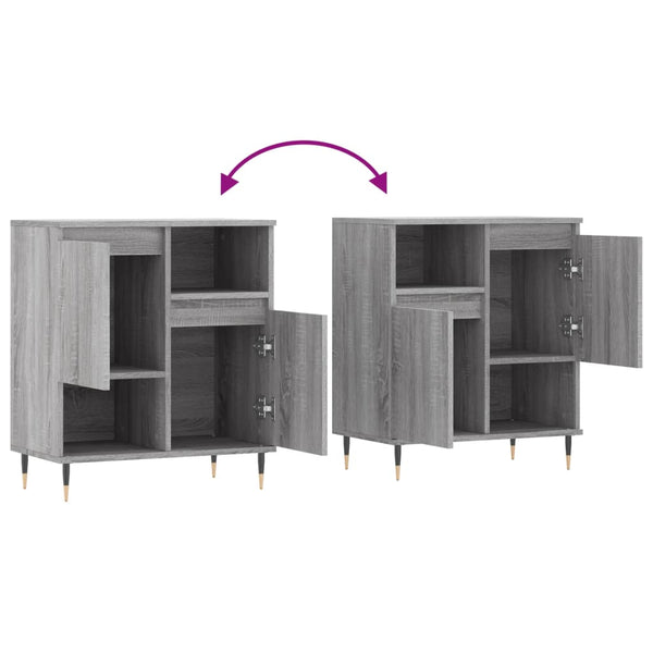 Senkki harmaa Sonoma 60x35x70 cm tekninen puu