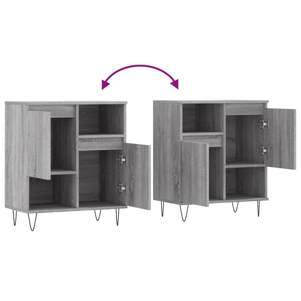 Senkki harmaa Sonoma 60x35x70 cm tekninen puu