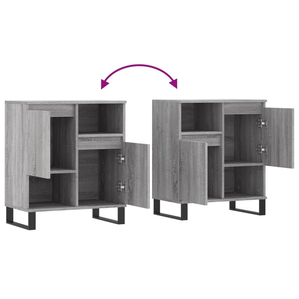 Senkki harmaa Sonoma 60x35x70 cm tekninen puu