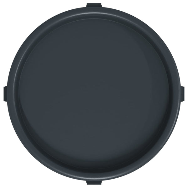 Kasvirullakot pyörillä 2 kpl harmaa halkaisija 34 cm 35 kg