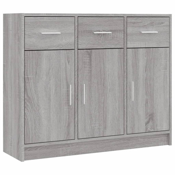 Senkki harmaa Sonoma 91x28x75 cm tekninen puu