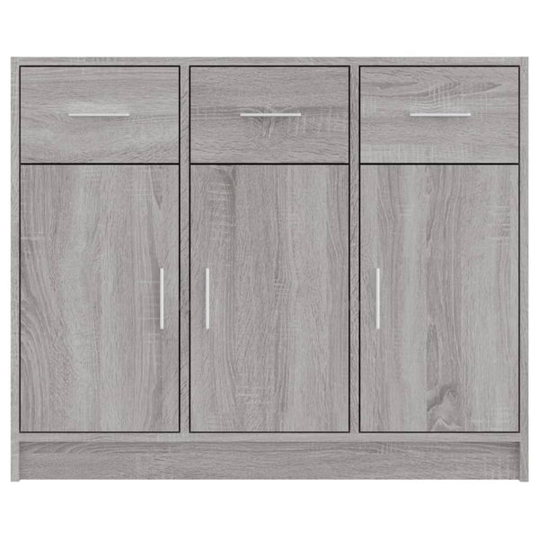 Senkki harmaa Sonoma 91x28x75 cm tekninen puu