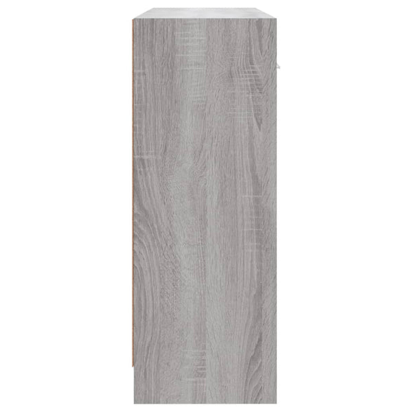Senkki harmaa Sonoma 91x28x75 cm tekninen puu