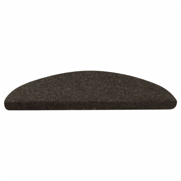 Itsekiinnittyvät porrasmatot 10 kpl antrasiitti 56x17x3 cm