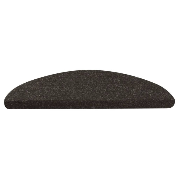 Itsekiinnittyvät porrasmatot 10 kpl musta 56x17x3 cm