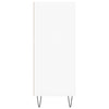 Kaappi valkoinen 57x35x90 cm tekninen puu