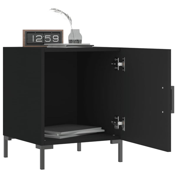 Yöpöytä musta 40x40x50 cm tekninen puu