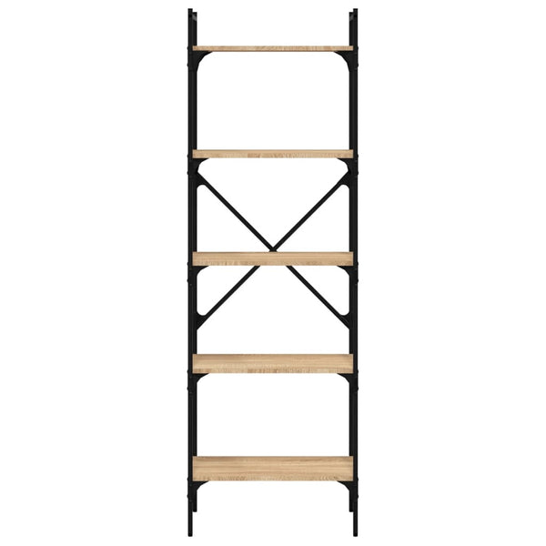 Sonoma-tammi kirjahylly Mazit 56x31,5x174cm (puinen)