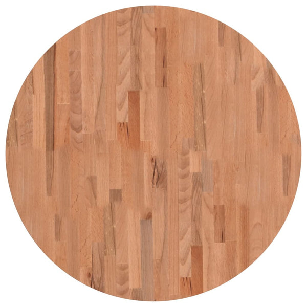 Pöytälevy Ø80x2,5 cm pyöreä täysi pyökki