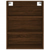 Kaappi ruskea tammi 69,5x34x180 cm tekninen puu