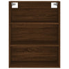 Kaappi ruskea tammi 69,5x34x180 cm tekninen puu