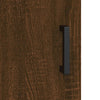 Kaappi ruskea tammi 69,5x34x180 cm tekninen puu