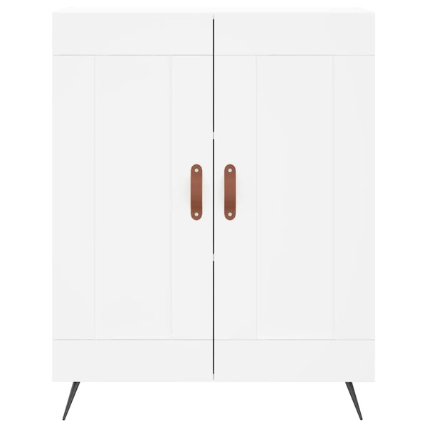 Kaappi valkoinen 69,5x34x180 cm tekninen puu