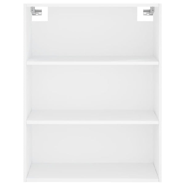 Kaappi valkoinen 69,5x34x180 cm tekninen puu