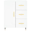 Kaappi valkoinen 69,5x34x180 cm tekninen puu