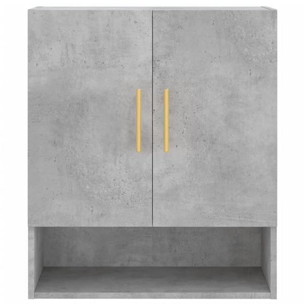 Betoninharmaa seinäkaappi Ostrov 60x31x70cm (puinen)