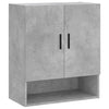 Seinäkaappi betoninharmaa 60x31x70 cm tekninen puu