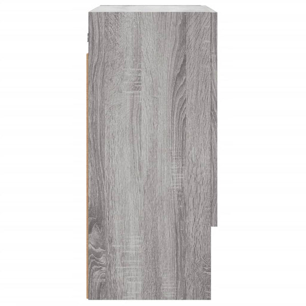 Seinäkaappi harmaa Sonoma 60x31x70 cm tekninen puu