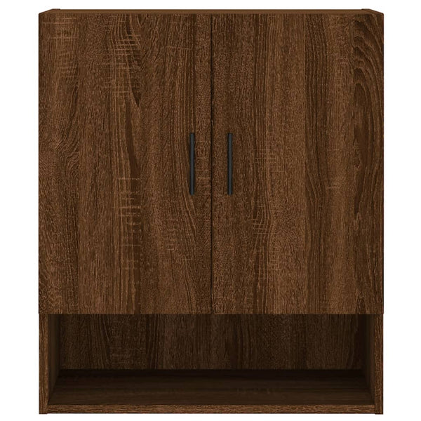 Seinäkaappi ruskea tammi 60x31x70 cm tekninen puu