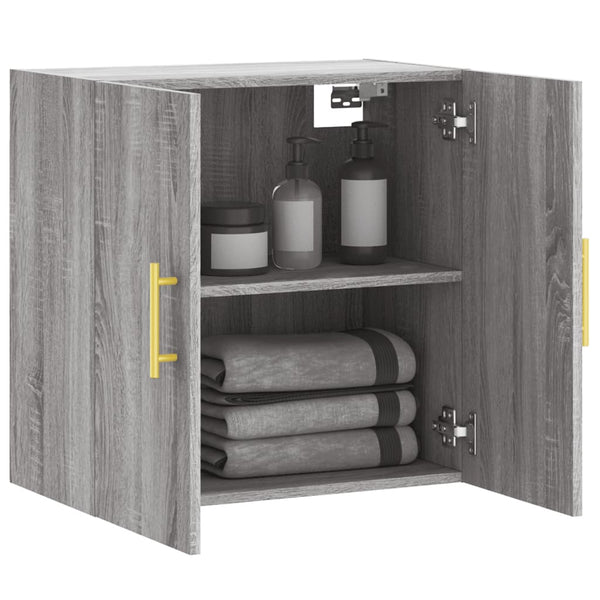 TV-seinäkaappi harmaa Sonoma 60x31x60 cm tekninen puu