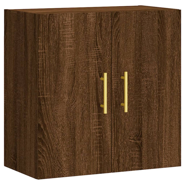 TV-seinäkaappi ruskea tammi 60x31x60 cm tekninen puu