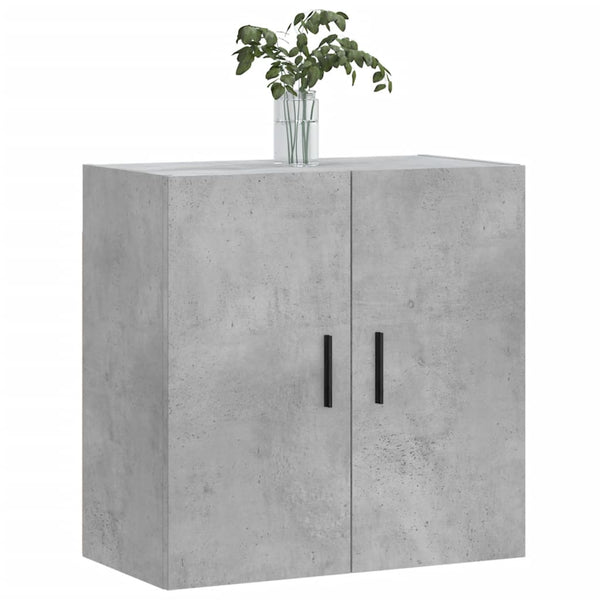 Betoninharmaa seinäkaappi Ruptureanu 60x31x60cm (puinen)