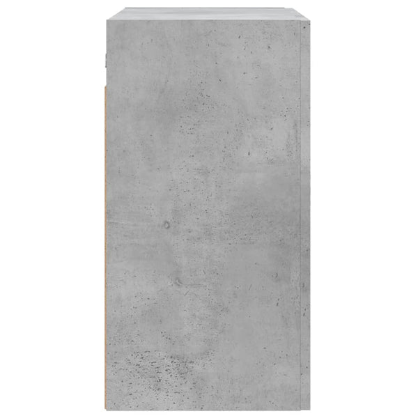 Betoninharmaa seinäkaappi Ruptureanu 60x31x60cm (puinen)