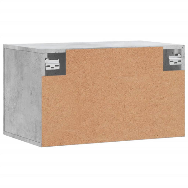 Seinäkaappi betoninharmaa 60x36,5x35 cm tekninen puu