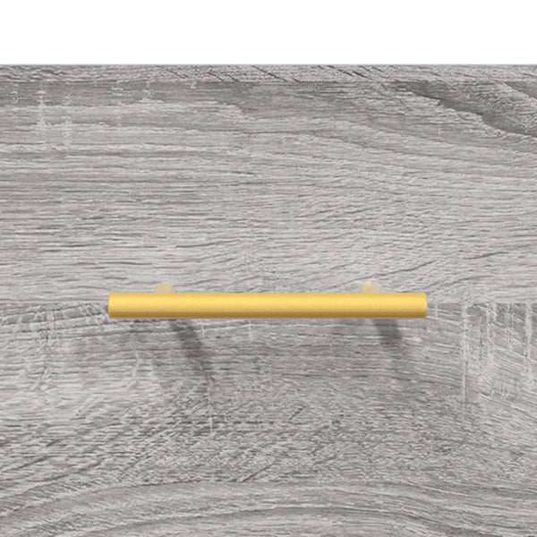 Seinäkaappi harmaa Sonoma 60x36,5x35 cm tekninen puu