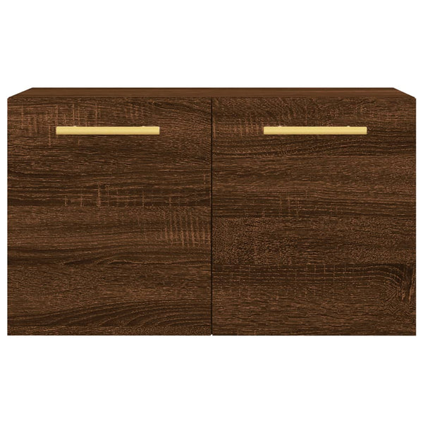 Seinäkaappi ruskea tammi 60x36,5x35 cm tekninen puu