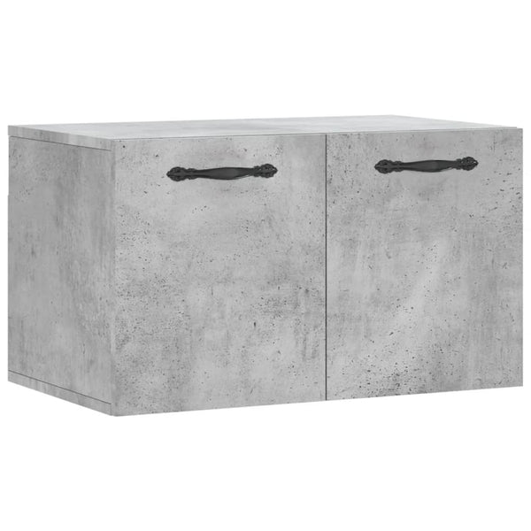 Seinäkaappi betoninharmaa 60x36,5x35 cm tekninen puu