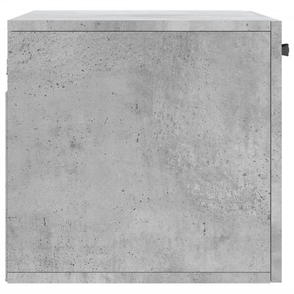 Seinäkaappi betoninharmaa 60x36,5x35 cm tekninen puu