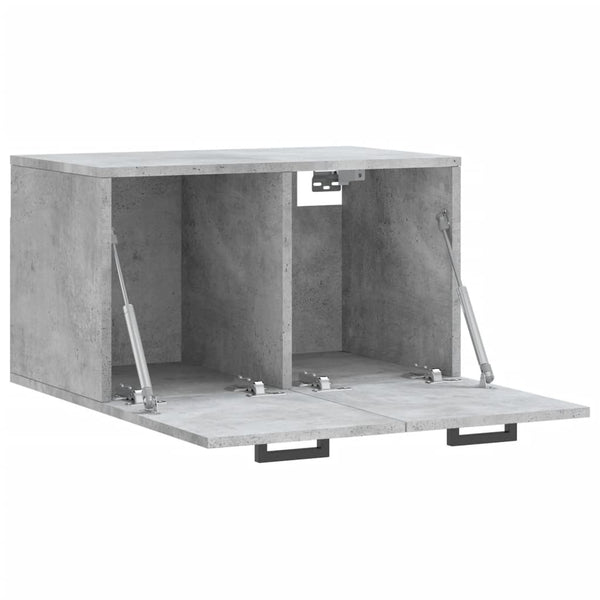 Betoninharmaa seinäkaappi Domnu 60x36,5x35cm (puinen)