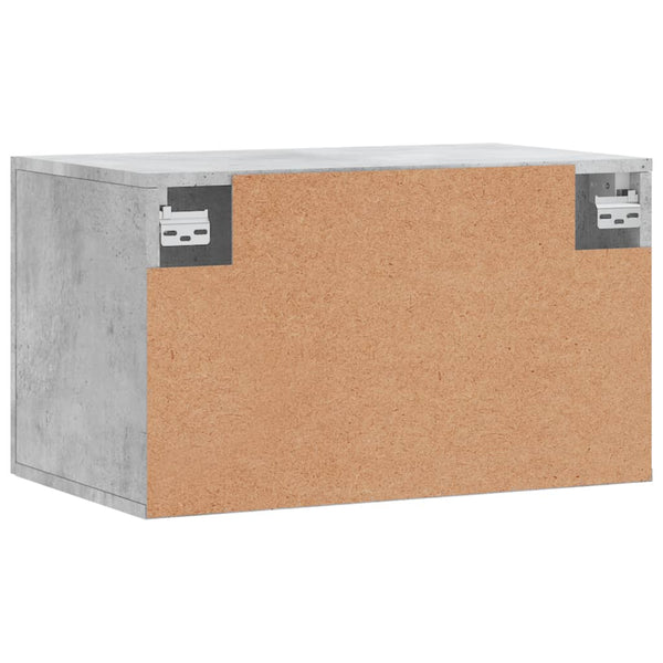Betoninharmaa seinäkaappi Domnu 60x36,5x35cm (puinen)