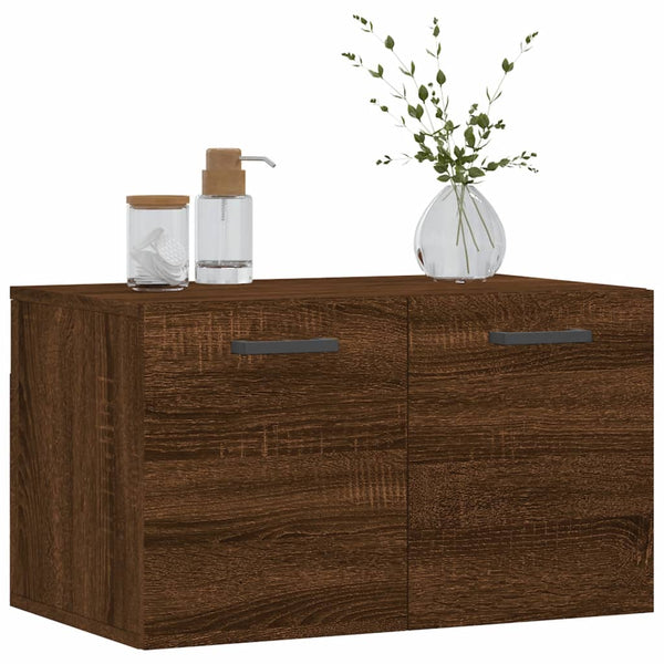 Seinäkaappi ruskea tammi 60x36,5x35 cm tekninen puu