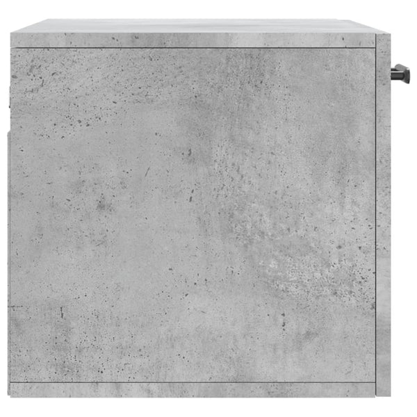 Seinäkaappi betoninharmaa 60x36,5x35 cm tekninen puu