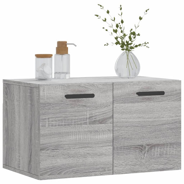 Seinäkaappi harmaa Sonoma 60x36,5x35 cm tekninen puu
