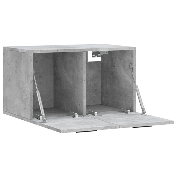 Seinäkaappi betoninharmaa 60x36,5x35 cm tekninen puu