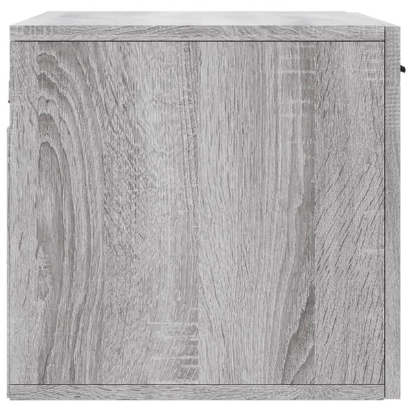 Seinäkaappi harmaa Sonoma 60x36,5x35 cm tekninen puu