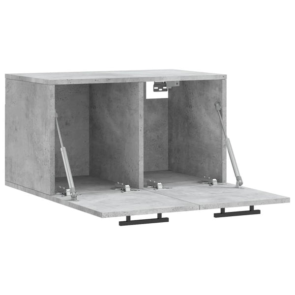 Seinäkaappi betoninharmaa 60x36,5x35 cm tekninen puu