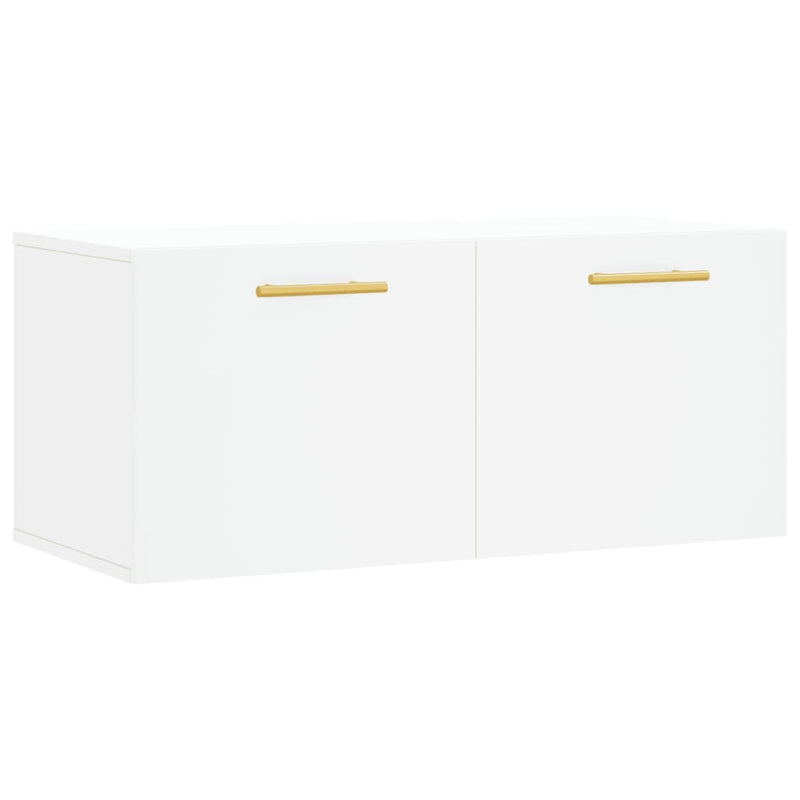 Valkoinen seinäkaappi Cezareea 80x36,5x35cm (puinen)