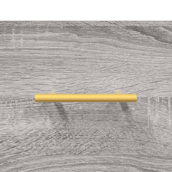 Seinäkaappi harmaa Sonoma 80x36,5x35 cm tekninen puu